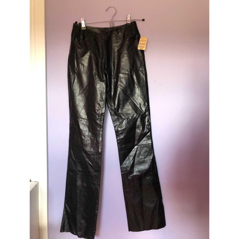 Wilson’s leather black leather pants
